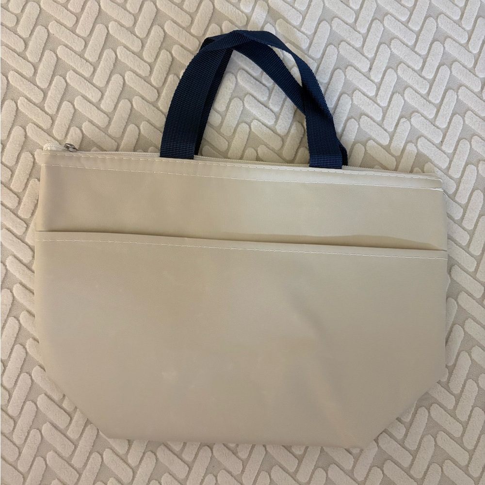 Cream Insulated Lunch Bag NWT